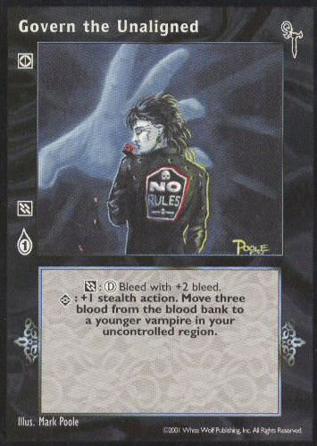 Govern the Unaligned [FN set] - VTES CCG