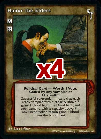 Honor the Elders [FN set] - VTES CCG