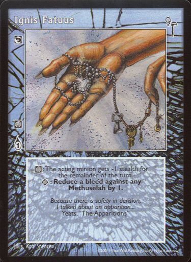 Ignis Fatuus [FN set] - VTES CCG