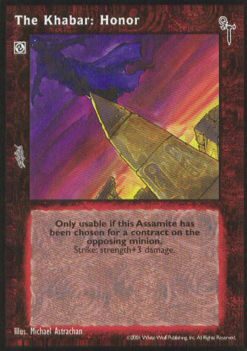 The Khabar: Honor [FN set] - VTES CCG