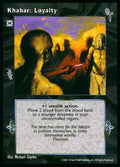 Khabar: Loyalty [FN set] - VTES CCG