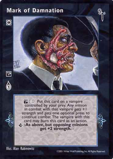 Mark of Damnation [FN set] - VTES CCG