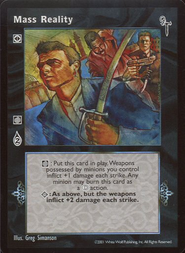 Mass Reality [FN set] - VTES CCG