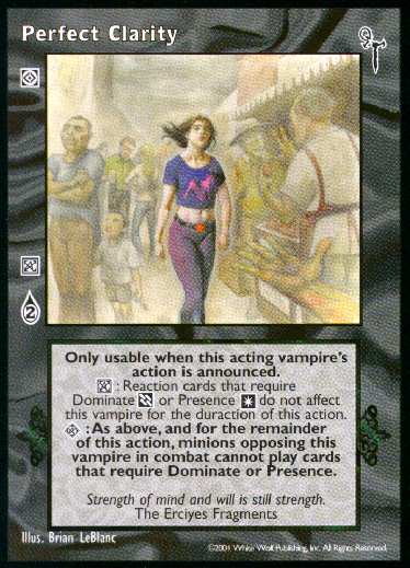 Perfect Clarity [FN set] - VTES CCG