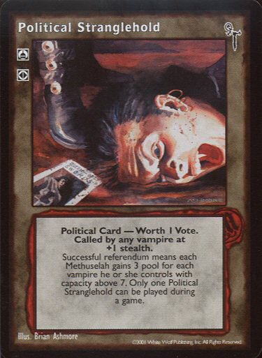 Political Stranglehold [FN set] - VTES CCG