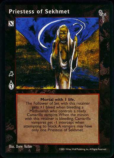 Priestess of Sekhmet [FN set] - VTES CCG
