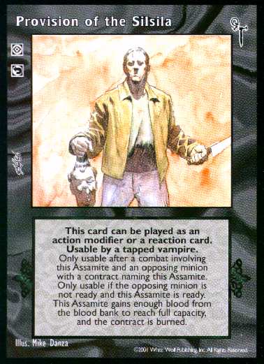 Provision of the Silsila [FN set] - VTES CCG