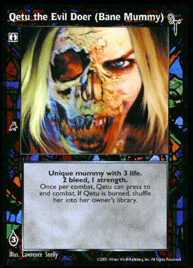 Qetu the Evil Doer [FN set] - VTES CCG