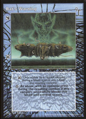 Rat's Warning [FN set] - VTES CCG