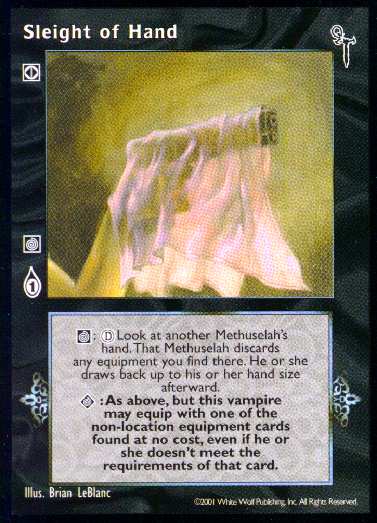 Sleight of Hand [FN set] - VTES CCG
