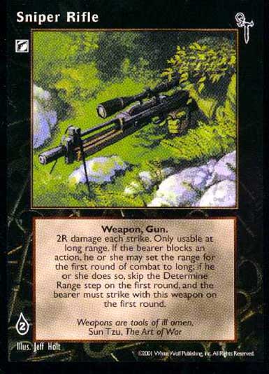 Sniper Rifle [FN set] - VTES CCG