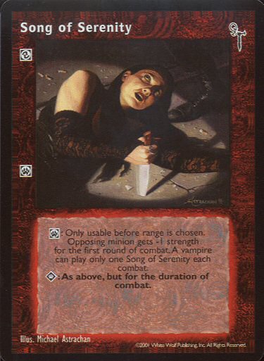 Song of Serenity [FN set] - VTES CCG