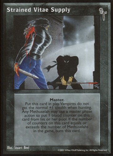 Strained Vitae Supply [FN set] - VTES CCG