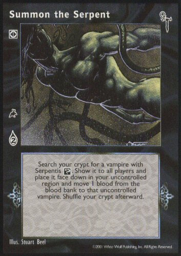 Summon the Serpent [FN set] - VTES CCG