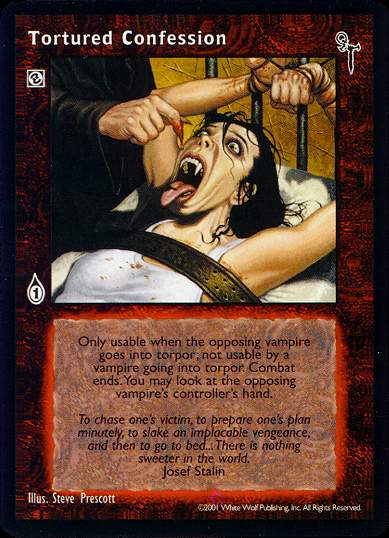 Tortured Confession [FN set] - VTES CCG
