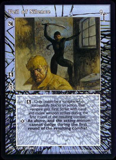 Veil of Silence [FN set] - VTES CCG