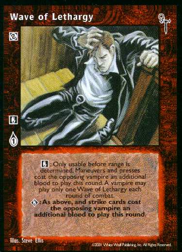 Wave of Lethargy [FN set] - VTES CCG