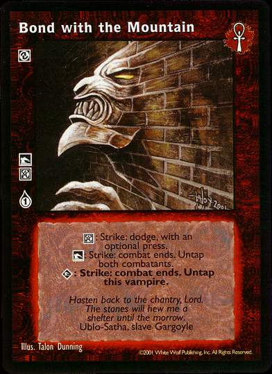 Bond with the Mountain [BL set] - VTES CCG