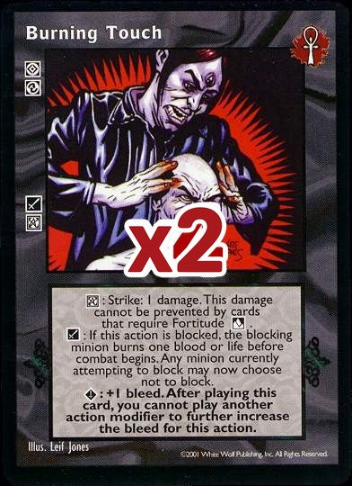 Burning Touch [BL set] - VTES CCG