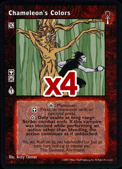 Chameleon's Colors [BL set] - VTES CCG