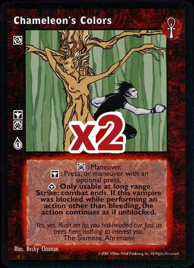 Chameleon's Colors [BL set] - VTES CCG