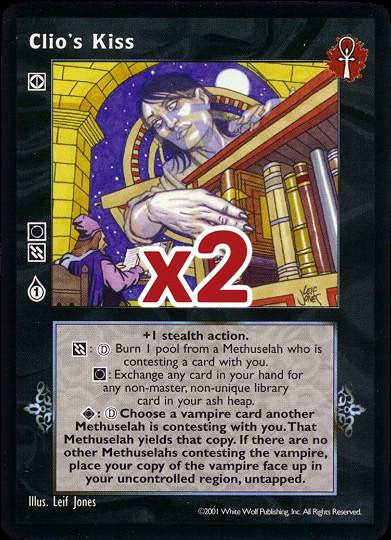 Clio's Kiss [BL set] - VTES CCG