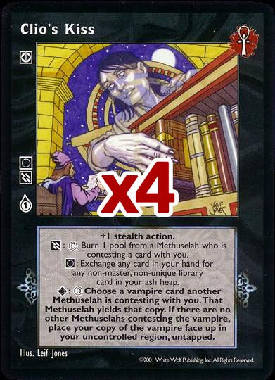 Clio's Kiss [BL set] - VTES CCG