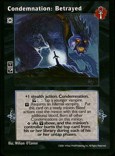 Condemnation: Betrayed [BL set] - VTES CCG