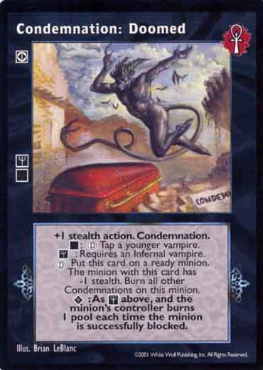 Condemnation: Doomed [BL set] - VTES CCG