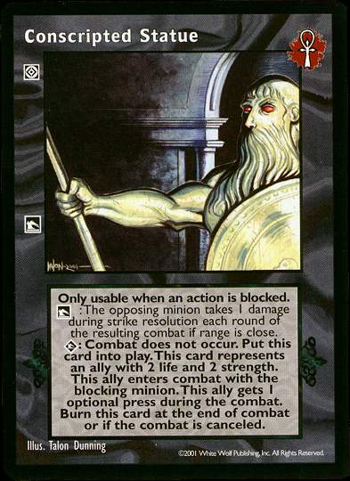 Conscripted Statue [BL set] - VTES CCG