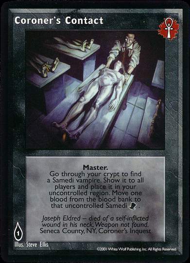 Coroner's Contact [BL set] - VTES CCG