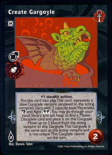 Create Gargoyle [BL set] - VTES CCG