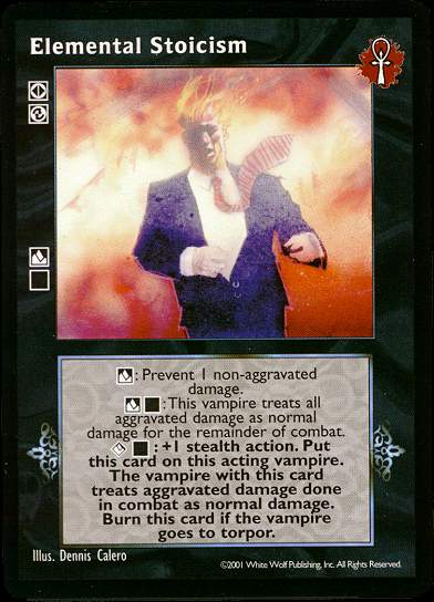 Elemental Stoicism [BL set] - VTES CCG