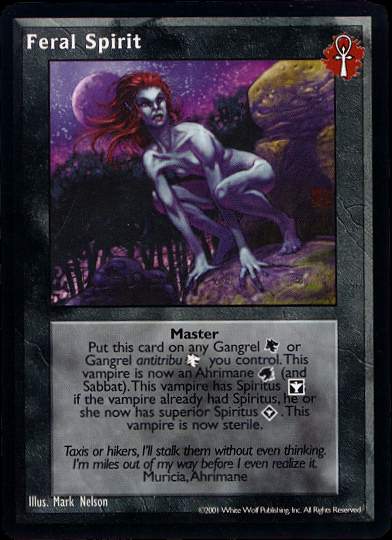 Feral Spirit [BL set] - VTES CCG