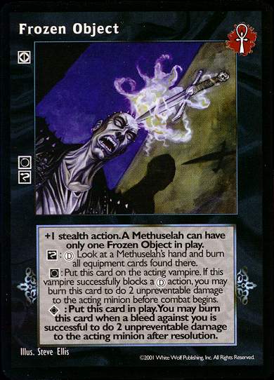 Frozen Object [BL set] - VTES CCG