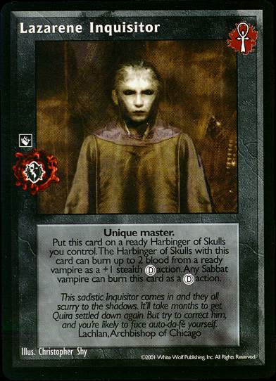 Lazarene Inquisitor [BL set] - VTES CCG
