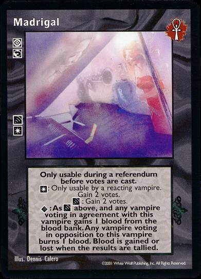 Madrigal [BL set] - VTES CCG