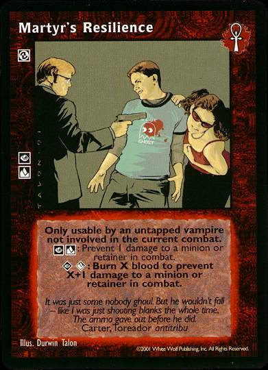 Martyr's Resilience [BL set] - VTES CCG