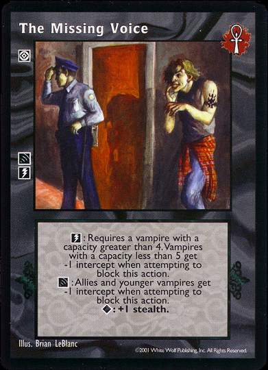 The Missing Voice [BL set] - VTES CCG