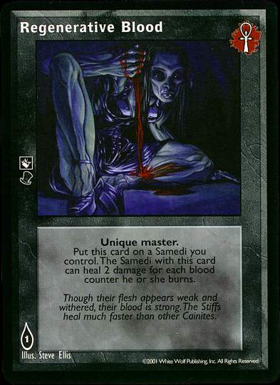 Regenerative Blood [BL set] - VTES CCG