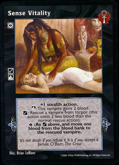 Sense Vitality [BL set] - VTES CCG
