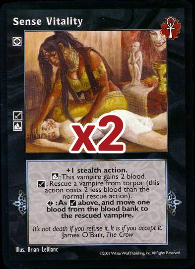 Sense Vitality [BL set] - VTES CCG