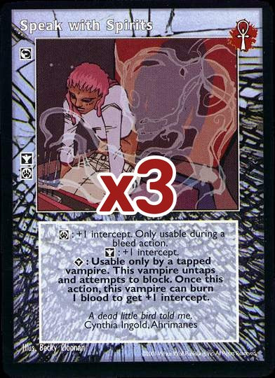 Speak with Spirits [BL set] - VTES CCG