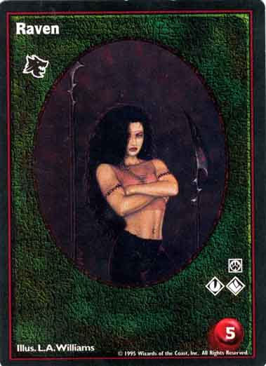 Camille Devereux, The Raven [V:TES set] - VTES CCG