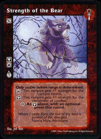 Strength of the Bear [BL set] - VTES CCG