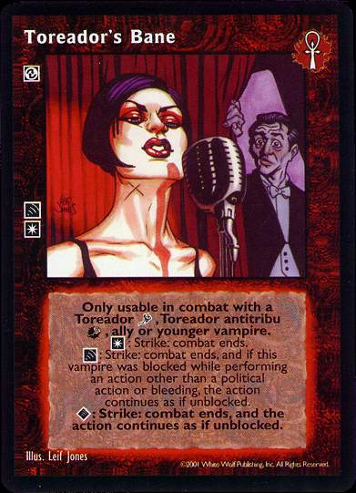 Toreador's Bane [BL set] - VTES CCG
