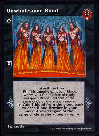 Unwholesome Bond [BL set] - VTES CCG
