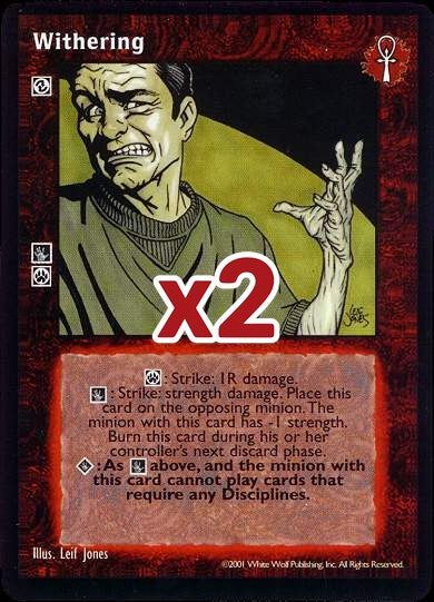 Withering [BL set] - VTES CCG