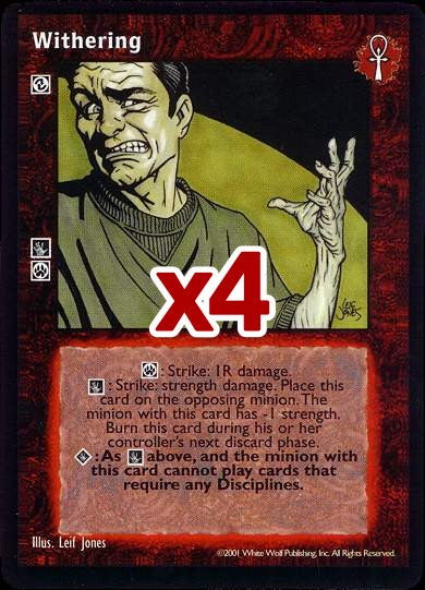 Withering [BL set] - VTES CCG