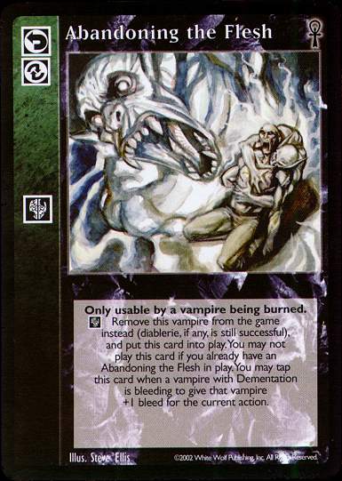 Abandoning the Flesh [CE set] - VTES CCG